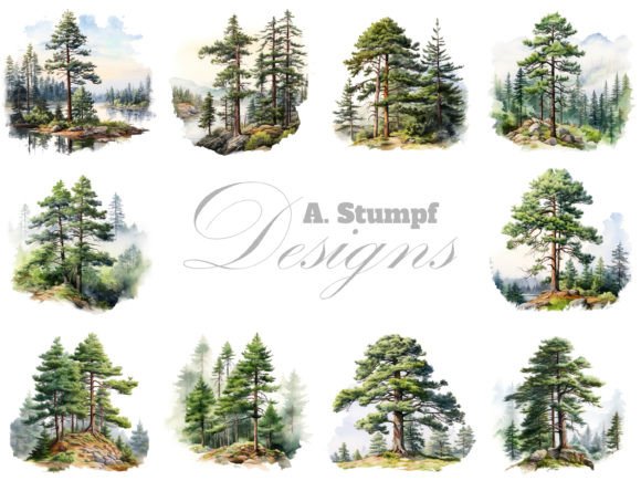 Download Pine Tree Clipart Rustic Decor Clip Art - Rustic decor Collection
