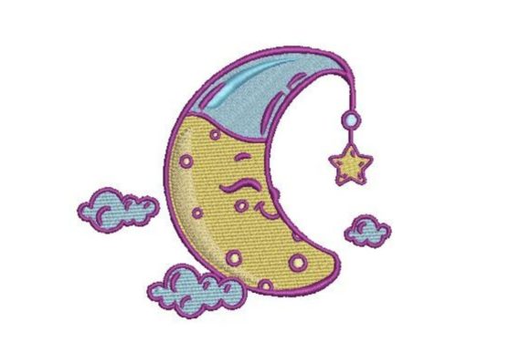 Download Sleepy Moon with Star Dangle - Sleepy moon Collection