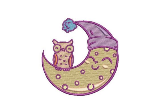 Download Sleepy Moon with Owl - Sleepy moon Collection