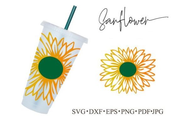 Download Sunflower Svg for Cup 24 OZ Rustic Decor - Rustic decor Collection